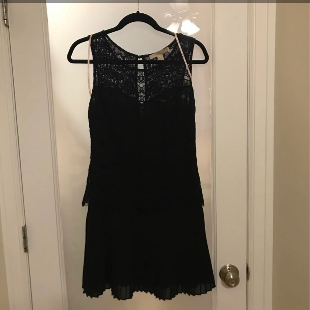 Black lace dress